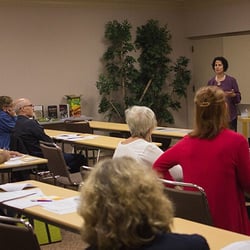 Turning Point Yoga & Wellness  - Rita speaking on stress management to mental health professionals.  Check her website for offerings.