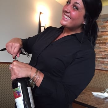 Sunset Cafe - Sara, always smiling, even though we ordered wine without a screw top. - Italian Near Me - Greensburg, Pennsylvania
