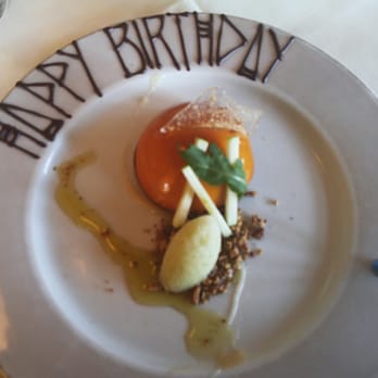 North Pond - Apple & Pecan birthday dessert! - New American Near Me - Chicago, Illinois