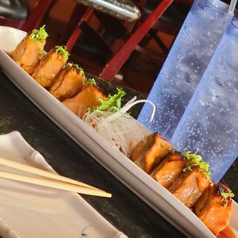 Love Sushi - Baked Spicy Salmon Roll - Japanese Near Me - Thousand Oaks, California Love Sushi - Baked Spicy Salmon Roll - Japanese Near Me - Thousand Oaks, California
