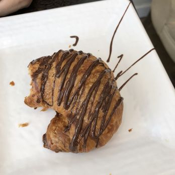 Amara Chocolate & Coffee - Chocolate croissant (with my bite marks ) - Coffee & Tea Near Me - Pasadena, California