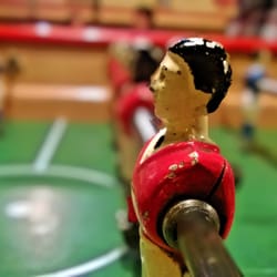 Bar Kick - Foosball player ready to kick