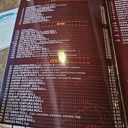 Sushi House - Sushi Menu