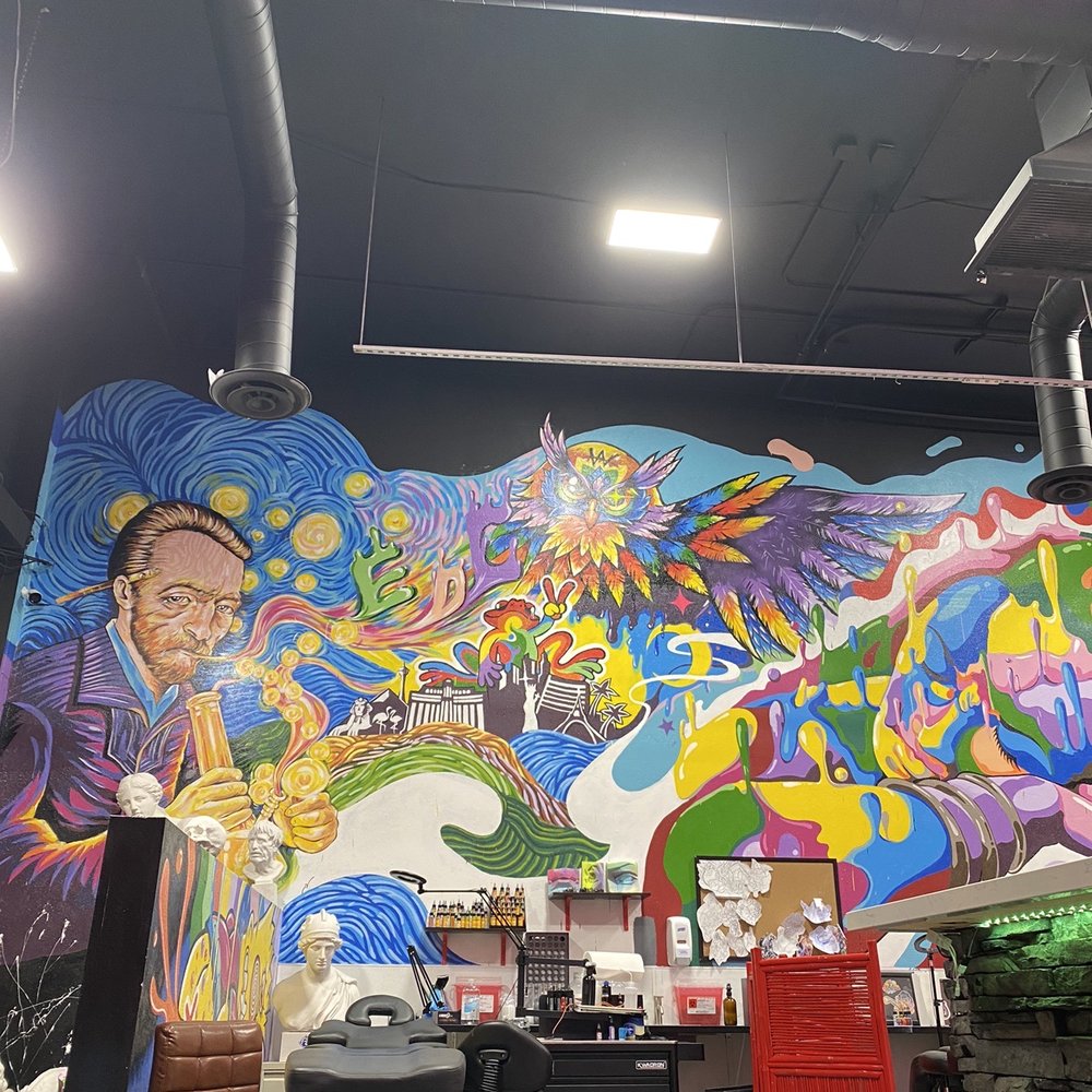 Wa Tattoo - Cute mural on the wall - Tattoo Near Me - Las Vegas, Nevada Wa Tattoo - Cute mural on the wall - Tattoo Near Me - Las Vegas, Nevada