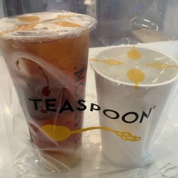 Teaspoon - Lychee on lychee and water to go! Love that they gave me water to go! Best customer service ever! - Bubble Tea Near Me - Concord, California