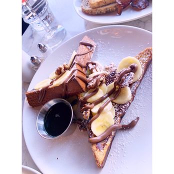 H Cafe - Nutella Nutella Stuffed Brioche French Toast - Breakfast & Brunch Near Me - Los Angeles, California