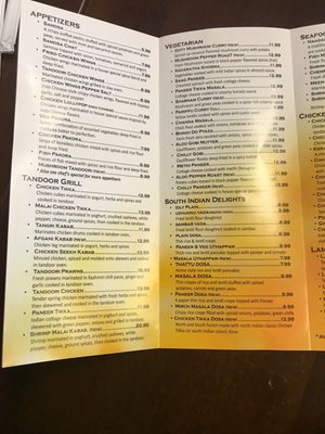 Menu photo 7 India Cafe White Plains, NY
