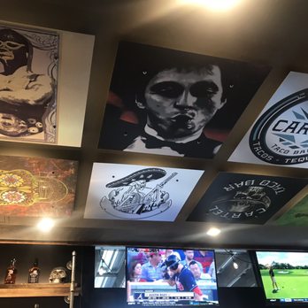 Cartel Taco Bar - Ceiling at the bar! - Tacos Near Me - Arlington, Texas Cartel Taco Bar - Ceiling at the bar! - Tacos Near Me - Arlington, Texas
