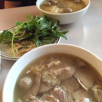 Pho No. 1 - No1 with all types of meat and the other one is meatballs pho - Vietnamese Near Me - Pleasant Grove, Utah