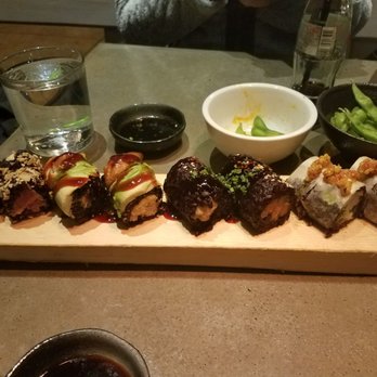 Union - Black Rice Sushi Sampler - Japanese Near Me - Chicago, Illinois Union - Black Rice Sushi Sampler - Japanese Near Me - Chicago, Illinois