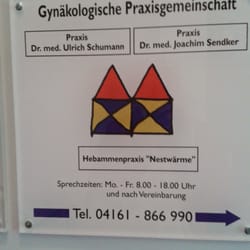 Frauenarzt-Praxis Buxtehude - Namensschild