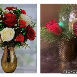 Florence Flower Shop - Left: What was ordered.
Right: What was received.