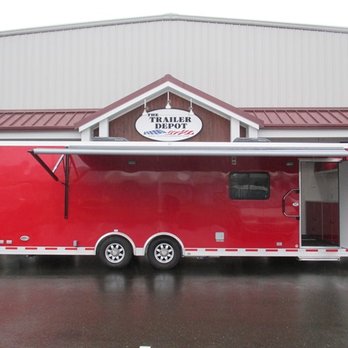 The Trailer Depot - ATC custom red decontamination trailer - Trailer Dealers Near Me - Northford, Connecticut The Trailer Depot - ATC custom red decontamination trailer - Trailer Dealers Near Me - Northford, Connecticut