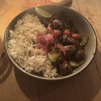 The Clever Koi - Shaking beef rice bowl - Asian Fusion Near Me - Phoenix, Arizona