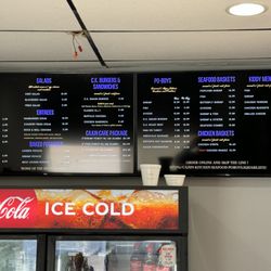Cajun Kitchen Seafood & Poboys - Menu - Dec 2023