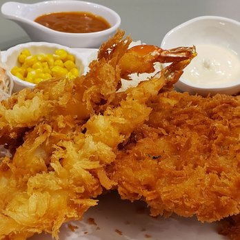 Brown Donkatsu - Freid Shrimp and Pork Combo - Korean Near Me - Toronto, Ontario