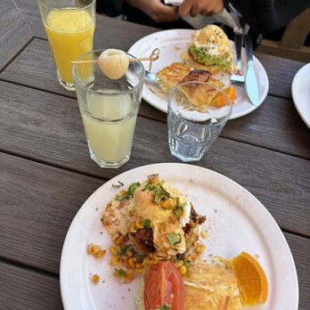 Jam Cafe on Beatty - Half portion fried chicken Benedict - Breakfast & Brunch Near Me - Vancouver, British Columbia Jam Cafe on Beatty - Half portion fried chicken Benedict - Breakfast & Brunch Near Me - Vancouver, British Columbia