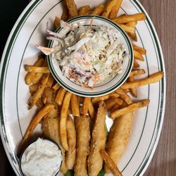Lumberjacks Restaurant - Fish & Chips w/Coleslaw
