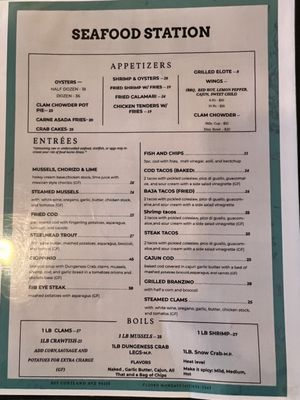 Menu photo 5 Seafood Station San Francisco, CA