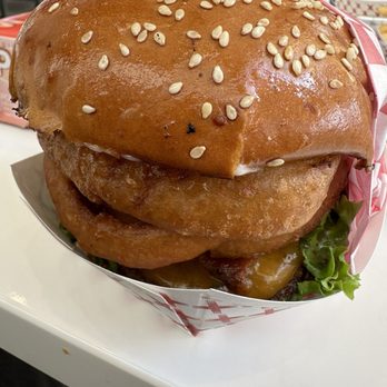 Rocket Burger Station - Bacon onion burger - Korean Near Me - San Jose, California Rocket Burger Station - Bacon onion burger - Korean Near Me - San Jose, California