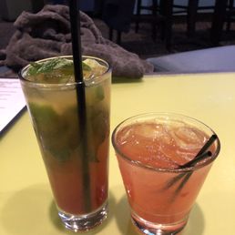 Kelly's Mojito and Kentucky Fizz