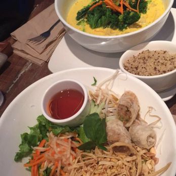 Chau Cafe - Golden temple with quinoa and the rickety rick shaw! - Vietnamese Near Me - Vancouver, British Columbia