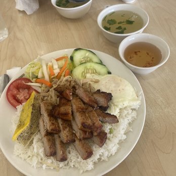 Pho Fusion - #53. Suon Nuong Trung Chien, Bi, Cha - Vietnamese Near Me - San Diego, California