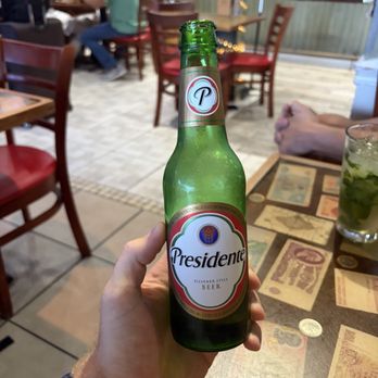 El Ambia Cubano - Presidente beer. - Cuban Near Me - Melbourne, Florida
