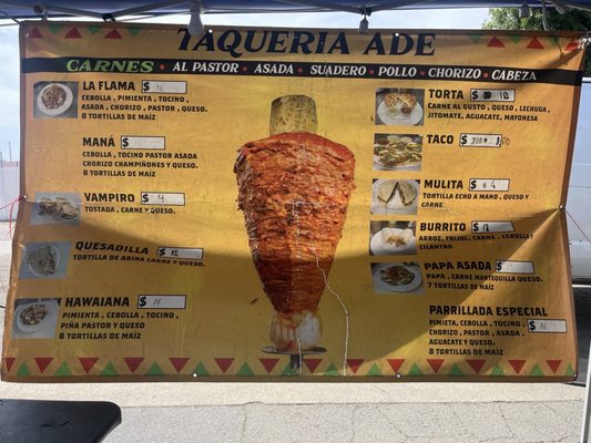 Menu photo 2 Tacos ADE Lincoln, CA Menu photo 2 Tacos ADE Lincoln, CA