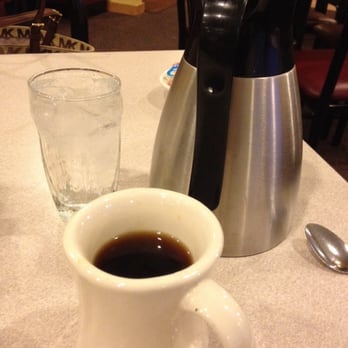 Araceli 's - How to serve coffee, turn pot handle towards the client. - Mexican Near Me - Altus, Oklahoma