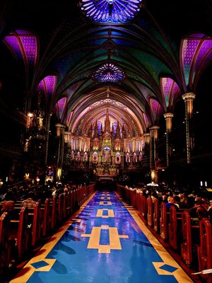 Notre-Dame Basilica of Montreal by null