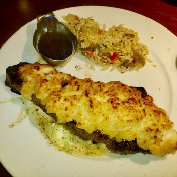 The Chop House - Sirloin Steak topped with a Horseradish Crust and rice - Steakhouses Near Me - Sevierville, Tennessee The Chop House - Sirloin Steak topped with a Horseradish Crust and rice - Steakhouses Near Me - Sevierville, Tennessee