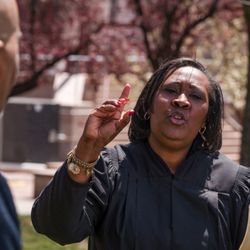 El Paso Combined Court - We chose Judge Burney to perform our outdoor civil marriage ceremony. We thank her and her staff for their kindness and support.