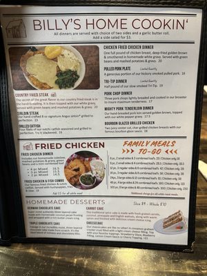Menu photo 8 Billy Gail's - Ozark Ozark, MO