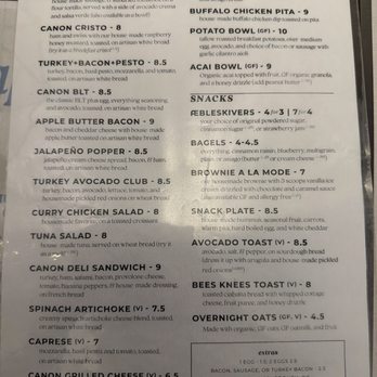Canon Coffee - Food menu - Coffee & Tea Near Me - Apopka, Florida Canon Coffee - Food menu - Coffee & Tea Near Me - Apopka, Florida
