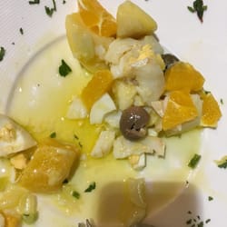 La Reserva del Pastor - Salad with oranges and potatoes. Super