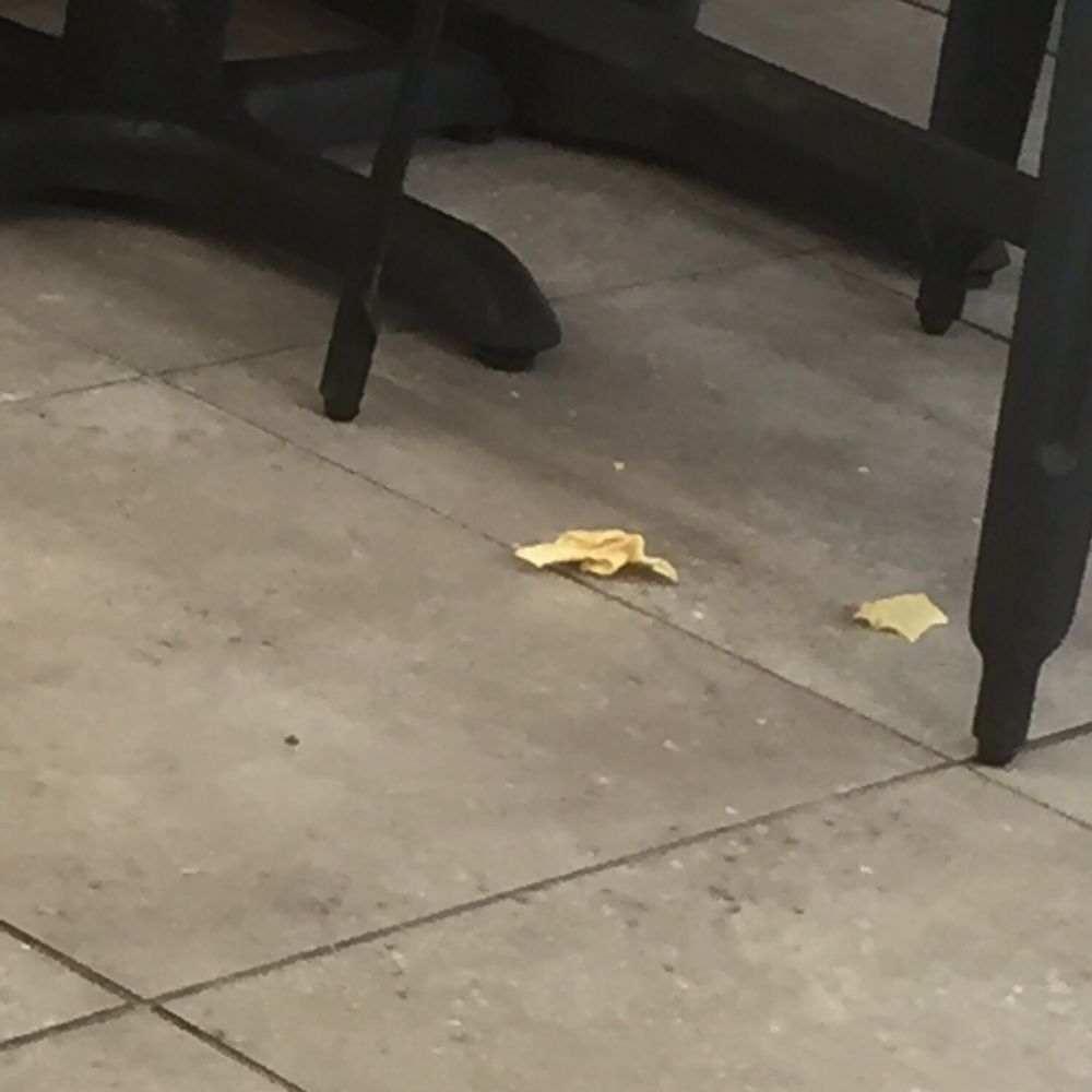 Squashed chips Squashed chips