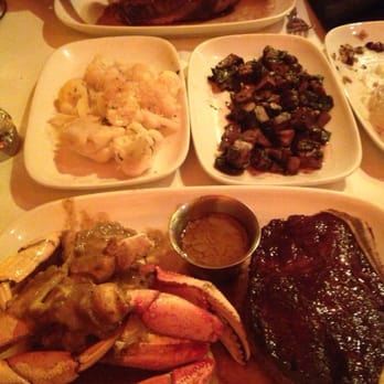 Bobo's - Surf & turf..New York steak and cauliflower & portobello sides - Steakhouses Near Me - San Francisco, California