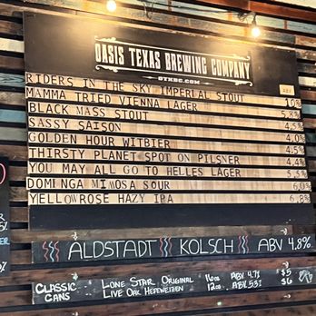 Oasis Texas Brewing - Breweries Near Me - Austin, Texas Oasis Texas Brewing - Breweries Near Me - Austin, Texas