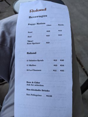 Menu photo 3 Roland Wines Longview, WA Menu photo 3 Roland Wines Longview, WA