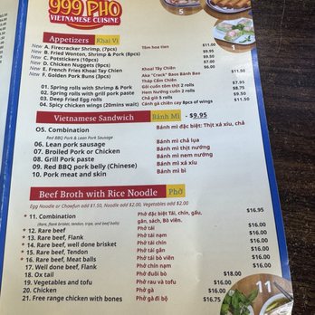 999 Pho - Menu - Vietnamese Near Me - Reno, Nevada 999 Pho - Menu - Vietnamese Near Me - Reno, Nevada