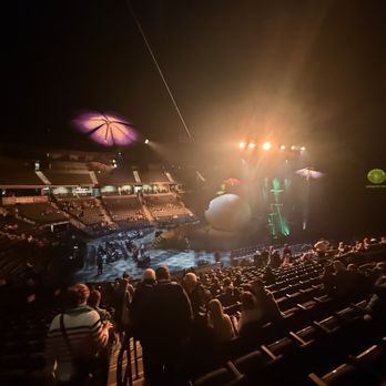 NOW Arena - Stage setup for the Cirque du Soleil OVO show. - Stadiums & Arenas Near Me - Hoffman Estates, Illinois