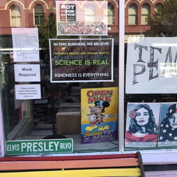 Old Skool's - Front window - total place of love - Music & DVDs Near Me - Ellensburg, Washington