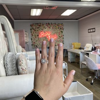 Ruby Nail - French gel manicure - Nail Salons Near Me - Glendale, California