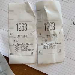 McDonald's - Inside and outside of box.