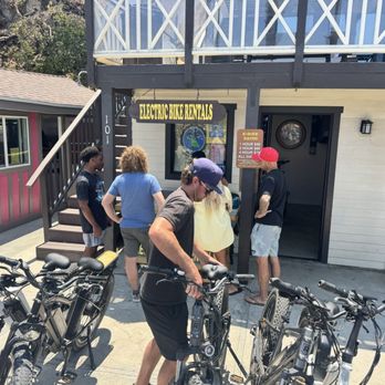 Catalina E-Bike Rentals - Store sign - Bike Rentals Near Me - Avalon, California