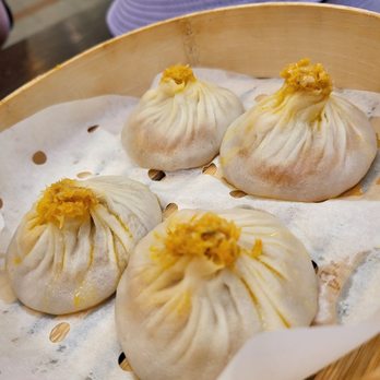 Dumpling Hours - Crab & Pork Xiao Long Bao... tastes good. - Dim Sum Near Me - Brentwood, California Dumpling Hours - Crab & Pork Xiao Long Bao... tastes good. - Dim Sum Near Me - Brentwood, California
