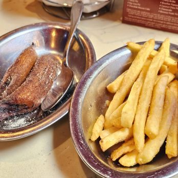 Texas de Brazil - Cinnamon sugared bananas and fries for the table. 12/31/2024 - Brazilian Near Me - Irvine, California Texas de Brazil - Cinnamon sugared bananas and fries for the table. 12/31/2024 - Brazilian Near Me - Irvine, California