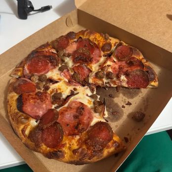 Bigotes Pizza - Personal pepperoni and sausage pizza - Pizza Near Me - Berkeley, California
