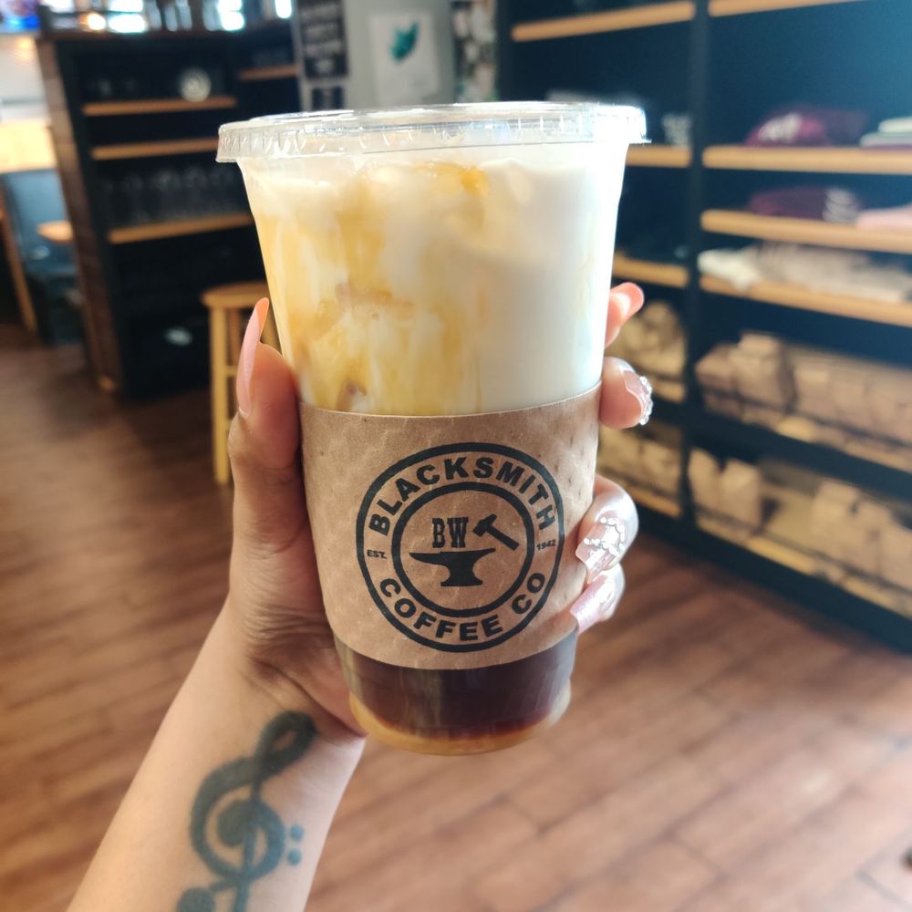 BW Blacksmith - Dairy-free (DF) Caramel Sweet Cream with Almond Milk - Coffee Roasteries Near Me - Lake City, Florida BW Blacksmith - Dairy-free (DF) Caramel Sweet Cream with Almond Milk - Coffee Roasteries Near Me - Lake City, Florida